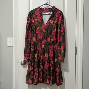 Smith and Quinn Long Sleeve Tiered Ruffle Dress